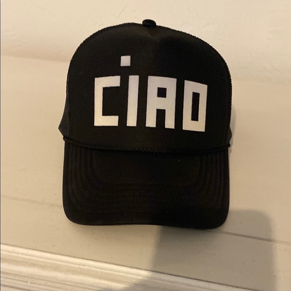 Black 'CIAO' Trucker Hat